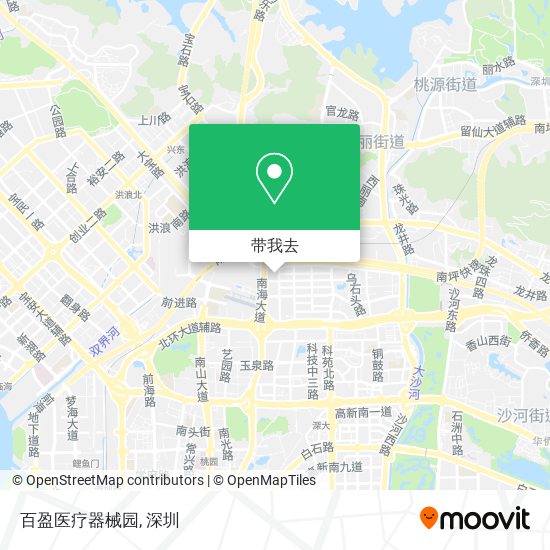 百盈医疗器械园地图
