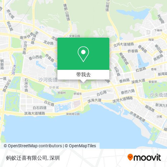 蚂蚁迁喜有限公司地图