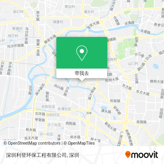 深圳利登环保工程有限公司地图