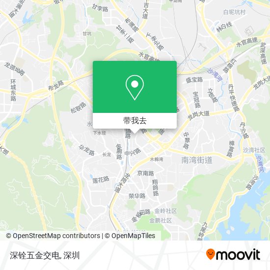 深铨五金交电地图