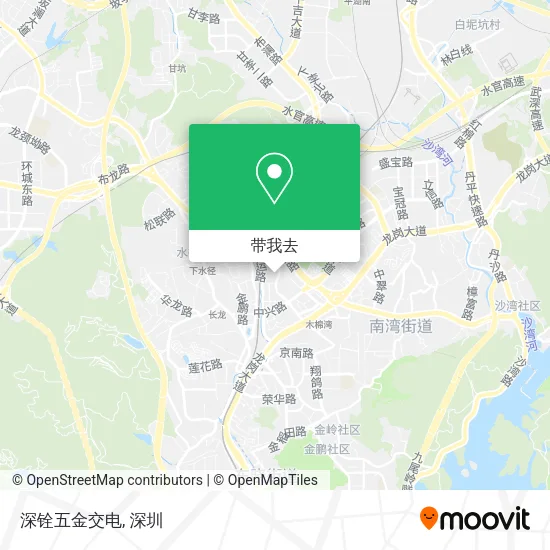 深铨五金交电地图