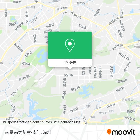 南景南约新村-南门地图