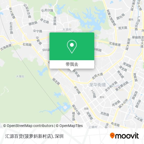 汇源百货(菠萝斜新村店)地图