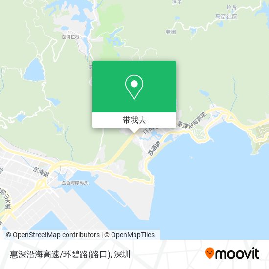 惠深沿海高速/环碧路(路口)地图