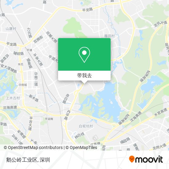 鹅公岭工业区地图