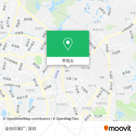 金怡印刷厂地图