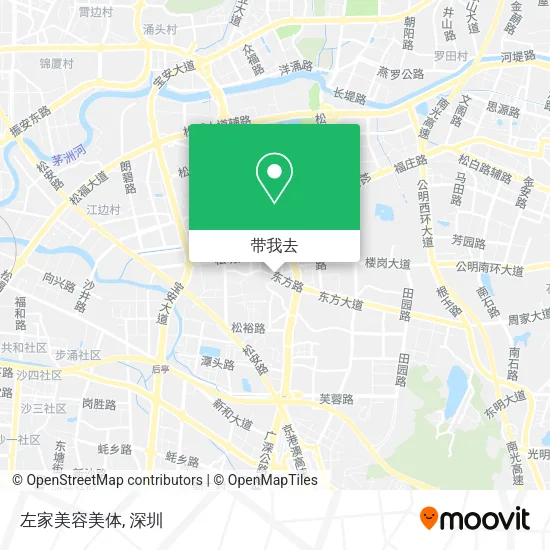 左家美容美体地图