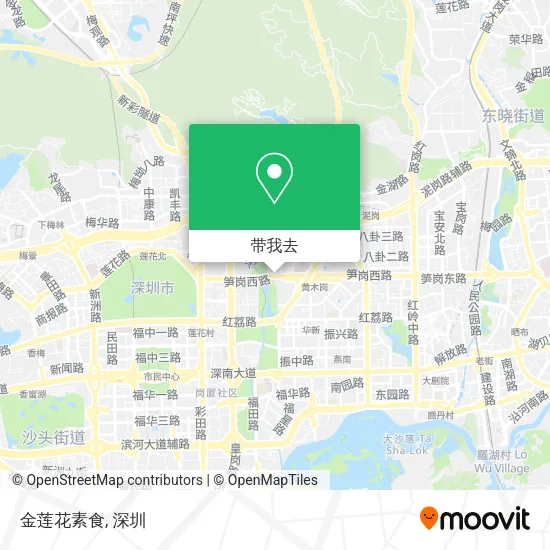 金莲花素食地图