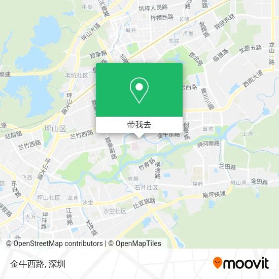 金牛西路地图