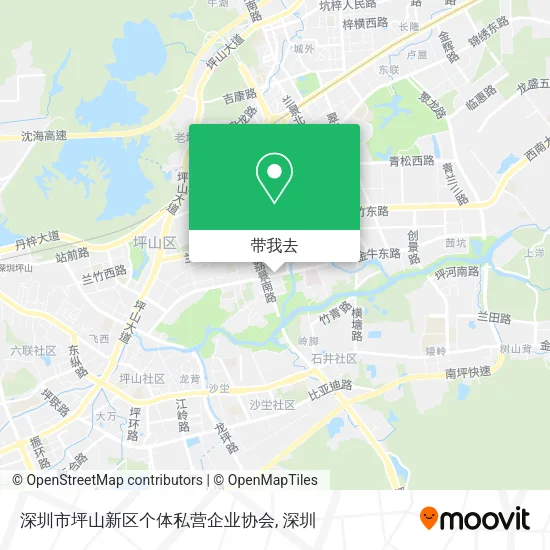 深圳市坪山新区个体私营企业协会地图