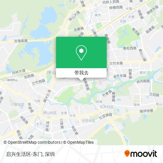 启兴生活区-东门地图