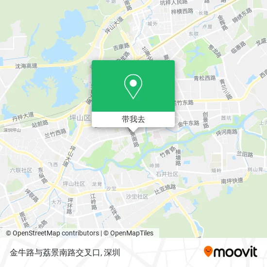 金牛路与荔景南路交叉口地图