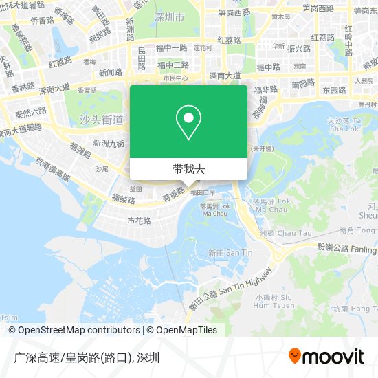 广深高速/皇岗路(路口)地图