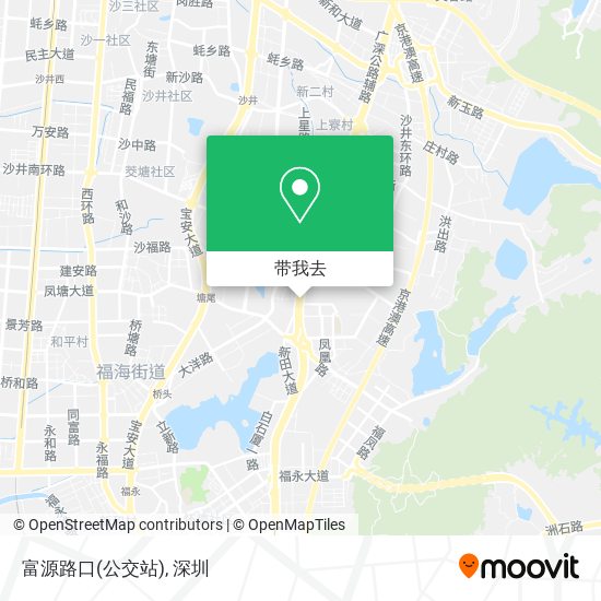 富源路口(公交站)地图