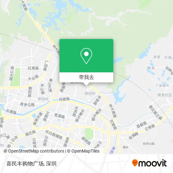 喜民丰购物广场地图