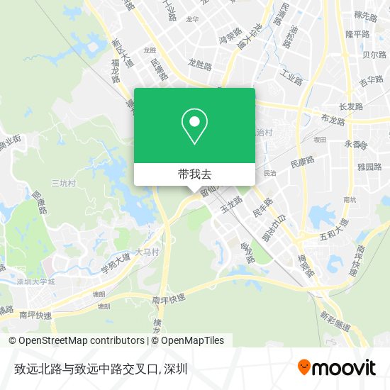 致远北路与致远中路交叉口地图