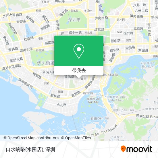 口水嘀嗒(水围店)地图