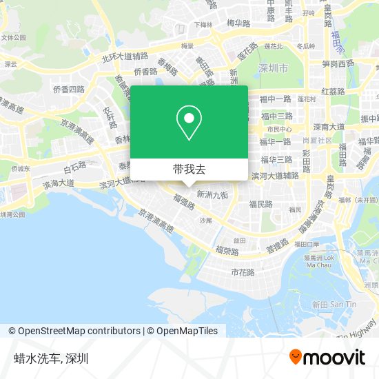 蜡水洗车地图