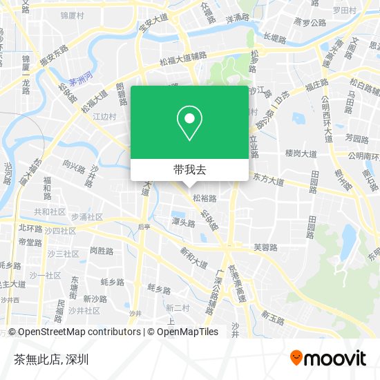 茶無此店地图