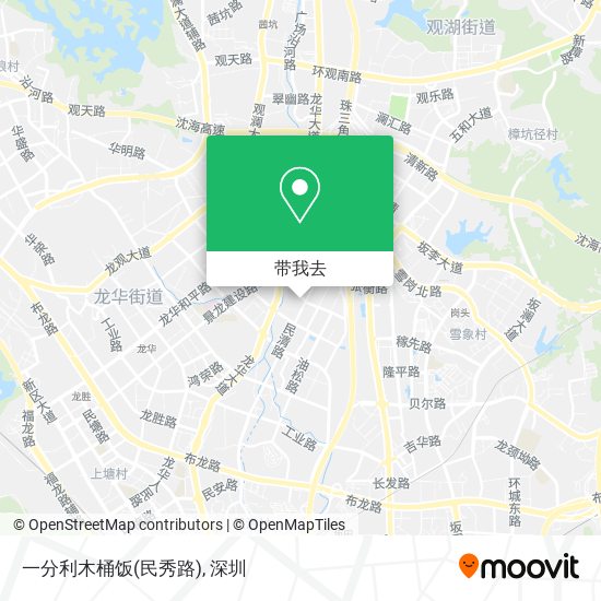 一分利木桶饭(民秀路)地图