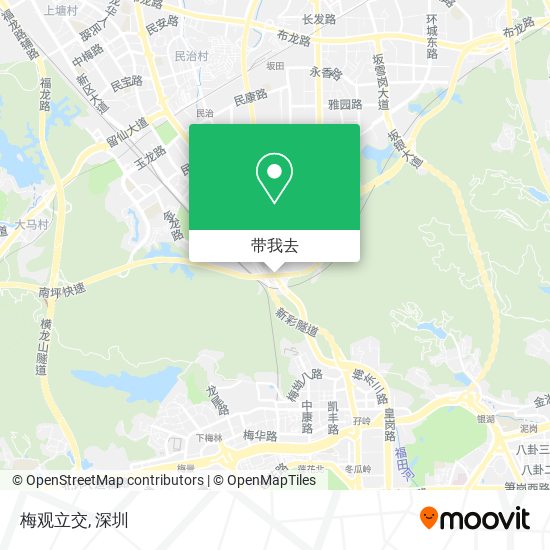 梅观立交地图