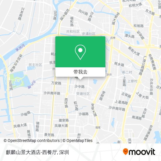 麒麟山景大酒店-西餐厅地图