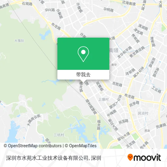 深圳市水苑水工业技术设备有限公司地图