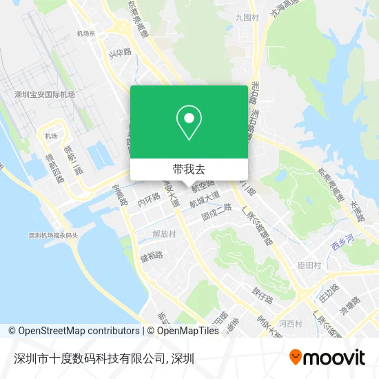 深圳市十度数码科技有限公司地图