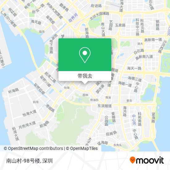 南山村-98号楼地图