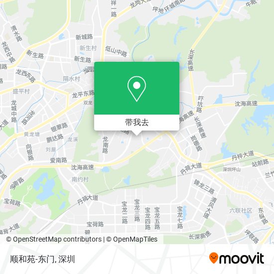 顺和苑-东门地图