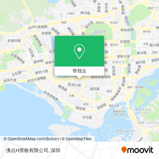 沸点H滑板有限公司地图