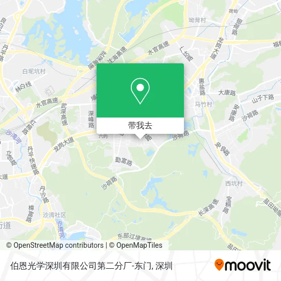 伯恩光学深圳有限公司第二分厂-东门地图