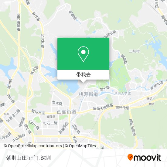 紫荆山庄-正门地图