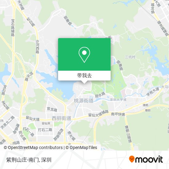 紫荆山庄-南门地图