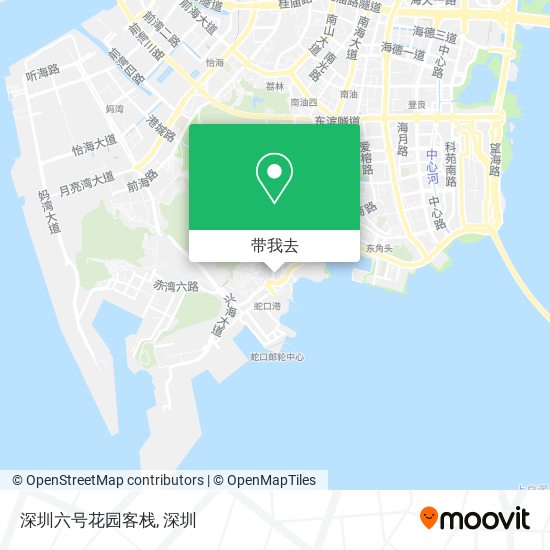 深圳六号花园客栈地图