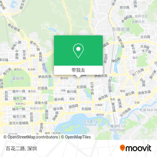 百花二路地图