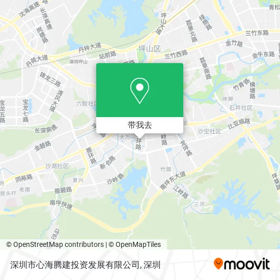 深圳市心海腾建投资发展有限公司地图