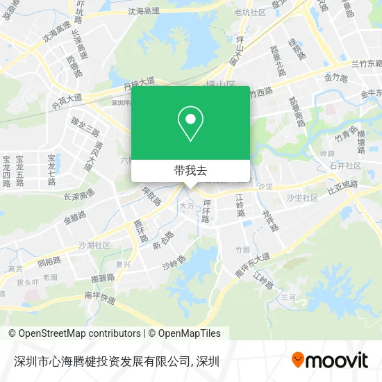 深圳市心海腾楗投资发展有限公司地图