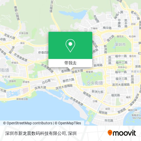 深圳市新龙晨数码科技有限公司地图