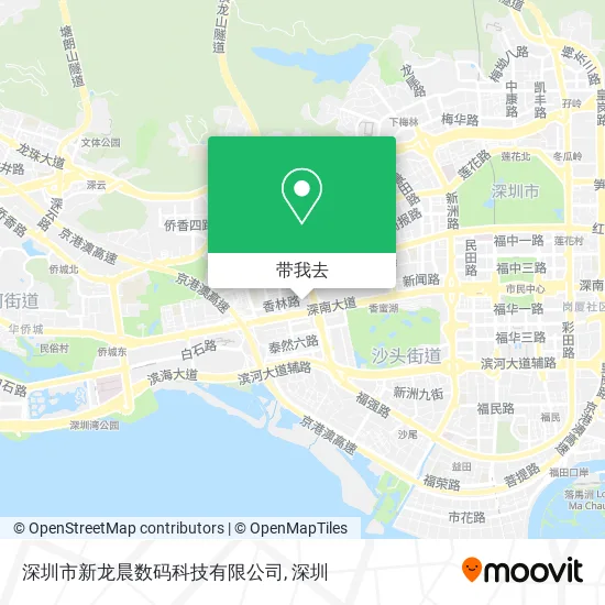 深圳市新龙晨数码科技有限公司地图