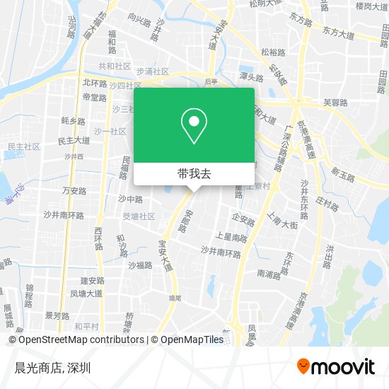 晨光商店地图