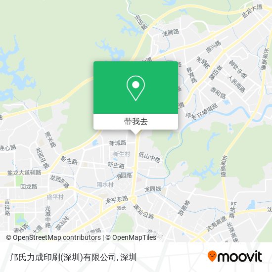 邝氏力成印刷(深圳)有限公司地图