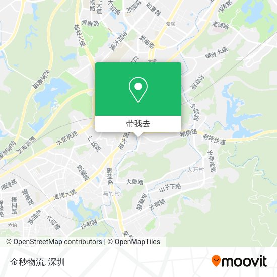 金秒物流地图