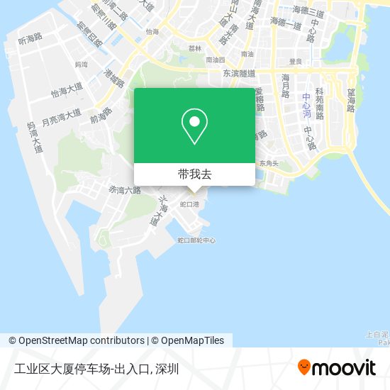 工业区大厦停车场-出入口地图