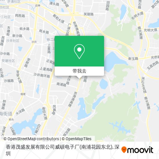香港茂盛发展有限公司威硕电子厂(南浦花园东北)地图
