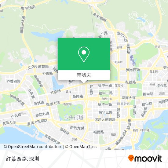 红荔西路地图