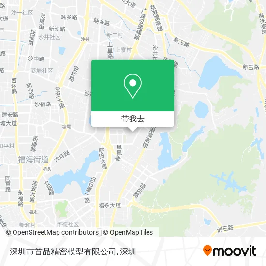 深圳市首品精密模型有限公司地图