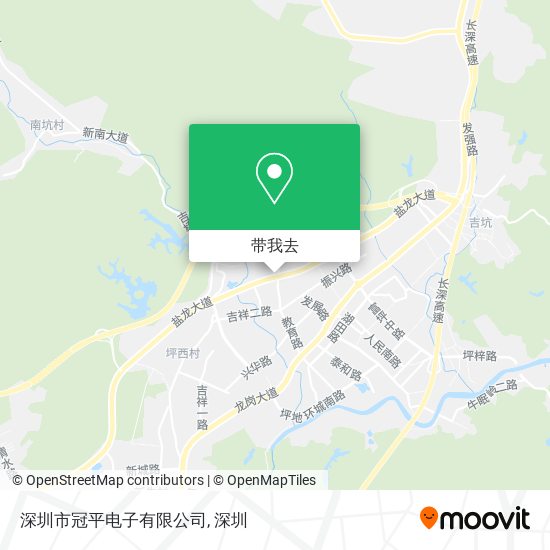 深圳市冠平电子有限公司地图