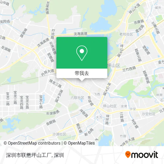深圳市联懋坪山工厂地图