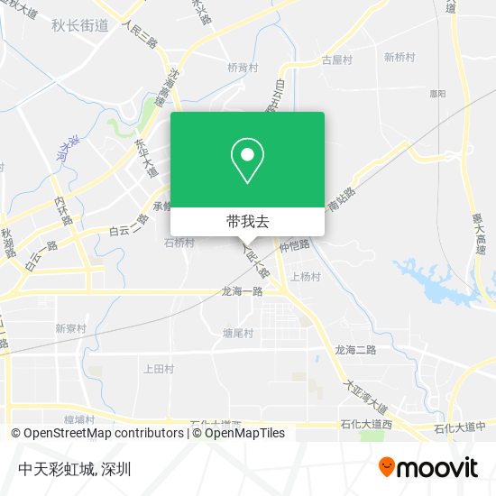 中天彩虹城地图